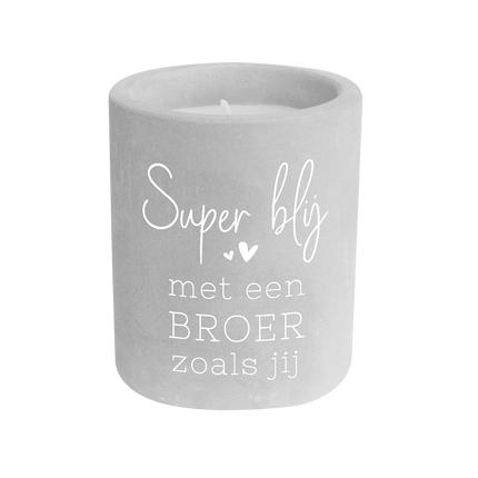 Zementkerze - Bruder