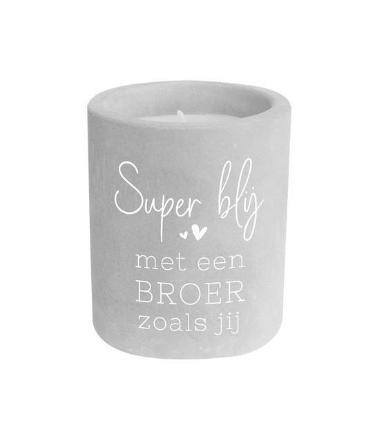 Zementkerze - Bruder