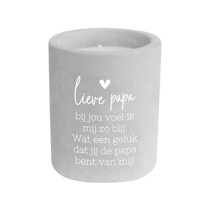 Zementkerze - Papa
