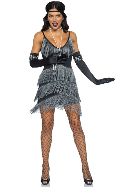 Charleston Jurk Dames Leg Avenue - Partywinkel - 714718556574