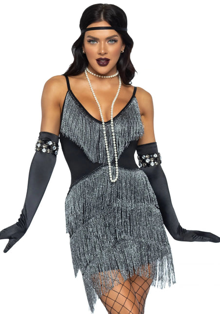 Charleston Jurk Dames Leg Avenue - Partywinkel - 714718556574