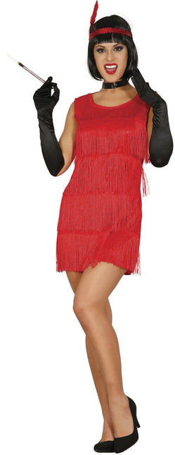 Charleston Jurk Rood Dames van Fiestas Guirca koop je bij Partywinkel