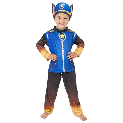PAW Patrol Chase-Kostüm für Kinder, 3-teilig
