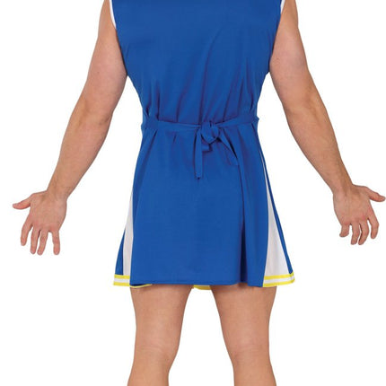 Cheerleader Pak Blauw Heren van Fiestas Guirca koop je bij Partywinkel