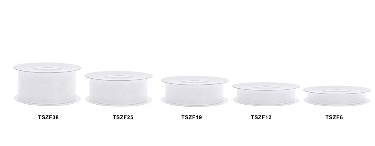 Chiffon Lint Wit 6mm 25m van Partydeco koop je bij Partywinkel