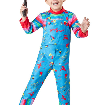 Chucky Kostuum Blauw van Rubies koop je bij Partywinkel