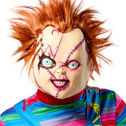 Chucky Maske angebracht