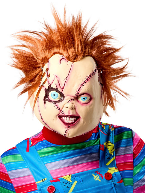 Chucky Maske angebracht