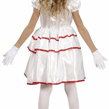 Clown Halloween Kostuum Meisje Wit van Fiestas Guirca koop je bij Partywinkel