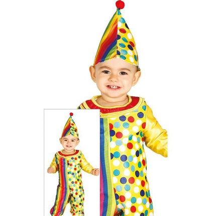 Clown Kostuum Baby Gekleurd van Fiestas Guirca koop je bij Partywinkel