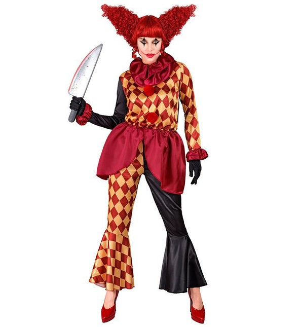 Clown Kostuum Dames 3 delig van Widmann koop je bij Partywinkel