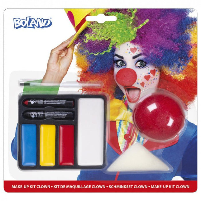 Clown Schminkset 4 delig van Boland koop je bij Partywinkel