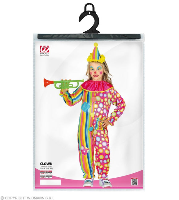 Clownspak Gekleurd Meisje - Partywinkel - 8003558525058