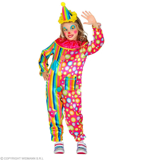 Clownspak Gekleurd Meisje - Partywinkel - 8003558525058