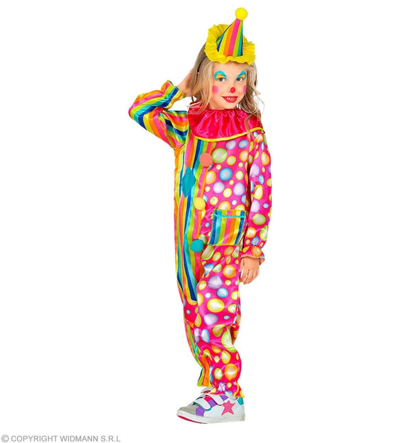 Clownspak Gekleurd Meisje - Partywinkel - 8003558525058