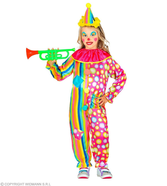 Clownspak Gekleurd Meisje - Partywinkel - 8003558525058
