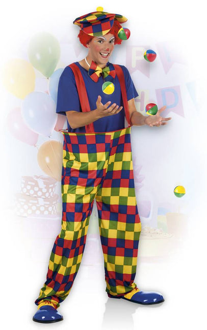 Clownspak Gekleurd M/L - Partywinkel - 8712026838261