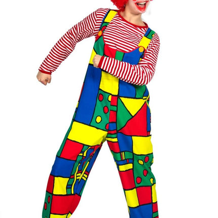 Clownspak Mondriaan Dames van Wilbers & Wilbers koop je bij Partywinkel