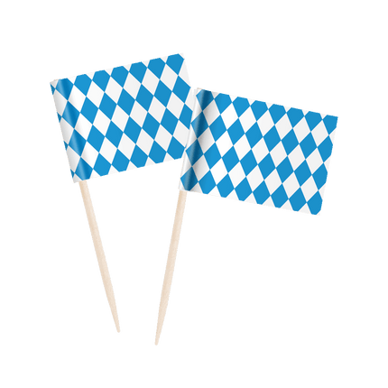 Oktoberfest Cocktailspieße 6,5cm 50Stk