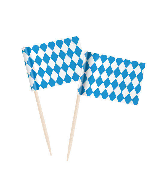Oktoberfest Cocktailspieße 6,5cm 50Stk