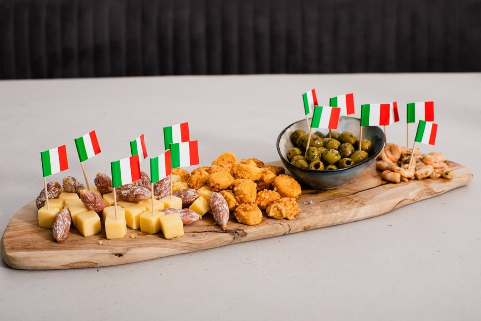 Cocktailprikkers Italie 8cm 50st van WeFiesta koop je bij Partywinkel