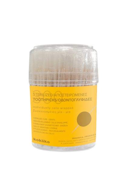 Cocktailprikkers Per Stuk Verpakt met Palstichouder 300st van Procos koop je bij Partywinkel