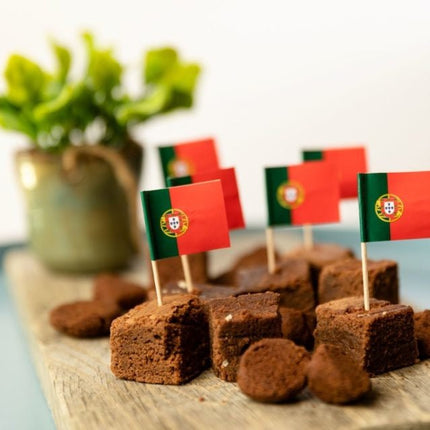 Cocktailprikkers Portugal 8cm 50st van WeFiesta koop je bij Partywinkel