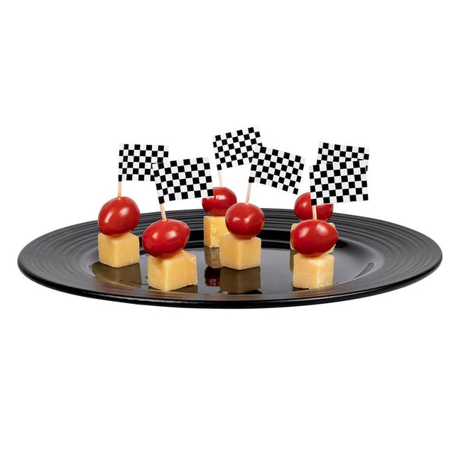 Cocktailprikkers Race 7cm 24st van Boland koop je bij Partywinkel