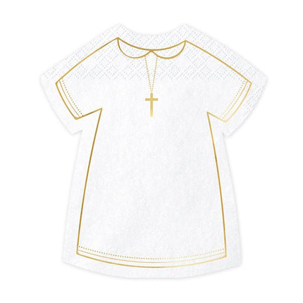 Communie Servetten 16cm 20st van Partydeco koop je bij Partywinkel