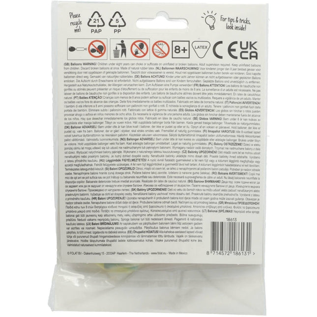 Confetti Balllon Pastel 30cm van Folat koop je bij Partywinkel