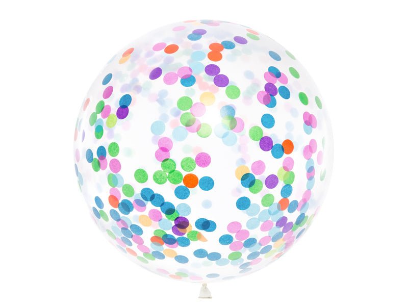 Confetti Ballon 1m van Partydeco koop je bij Partywinkel