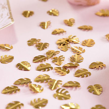 Confetti Blad Goud van Partydeco koop je bij Partywinkel