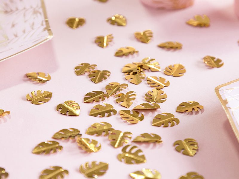 Confetti Blad Goud van Partydeco koop je bij Partywinkel