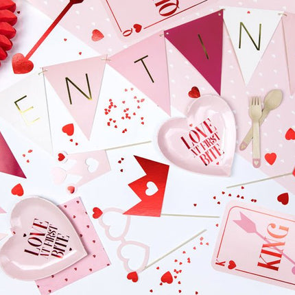 Confetti Hartjes Rood 5mm van Partydeco koop je bij Partywinkel