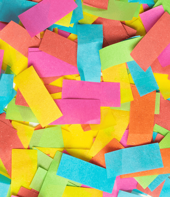 Confetti kanon 60 cm - Meerkleurig papier van Paper Dreams koop je bij Partywinkel