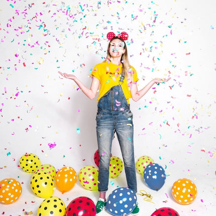 Confetti Kanon Gekleurd Papier 20 cm van Partydeco koop je bij Partywinkel
