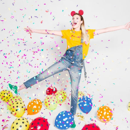 Confetti Kanon Gekleurd Papier 80cm van Partydeco koop je bij Partywinkel