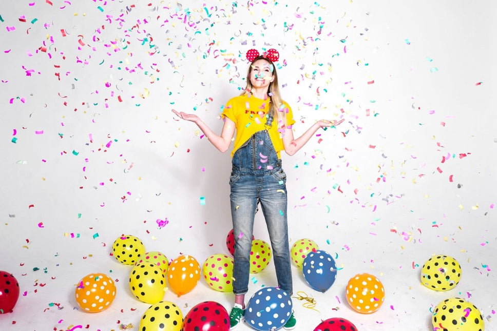 Confetti Kanon Gekleurd Papier 80cm van Partydeco koop je bij Partywinkel
