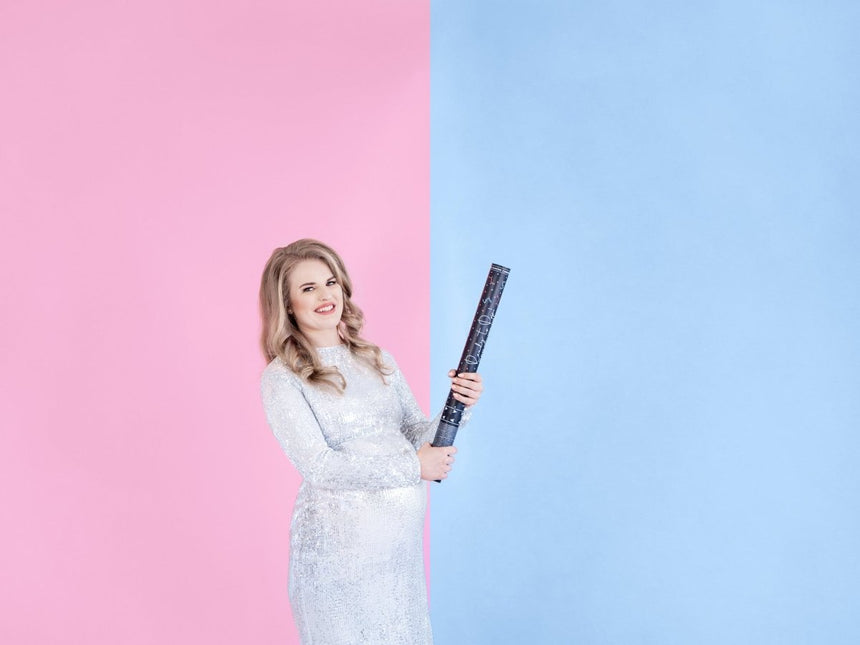 Confetti Kanon Gender Reveal Meisje 60cm van Partydeco koop je bij Partywinkel
