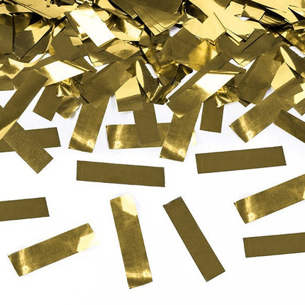 Confetti Kanon Goud 60cm van Partydeco koop je bij Partywinkel