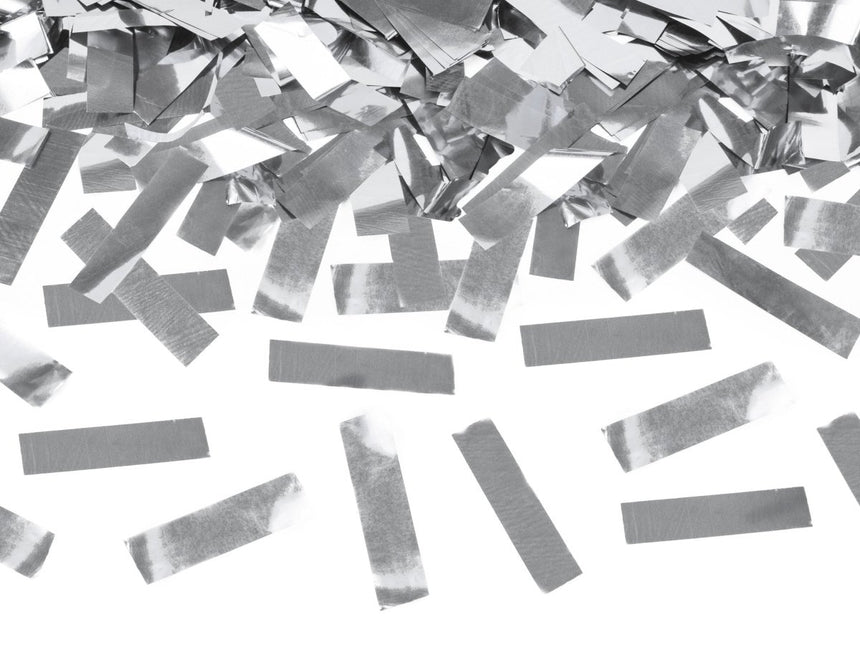 Confetti Kanon Zilver 40cm van Partydeco koop je bij Partywinkel