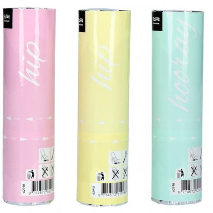 Confetti Kanonnen Set Pastel 15cm 3st van Folat koop je bij Partywinkel