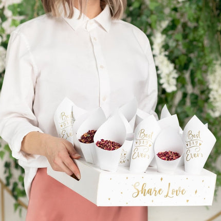 Confetti Kegels Met Standaard van Partydeco koop je bij Partywinkel