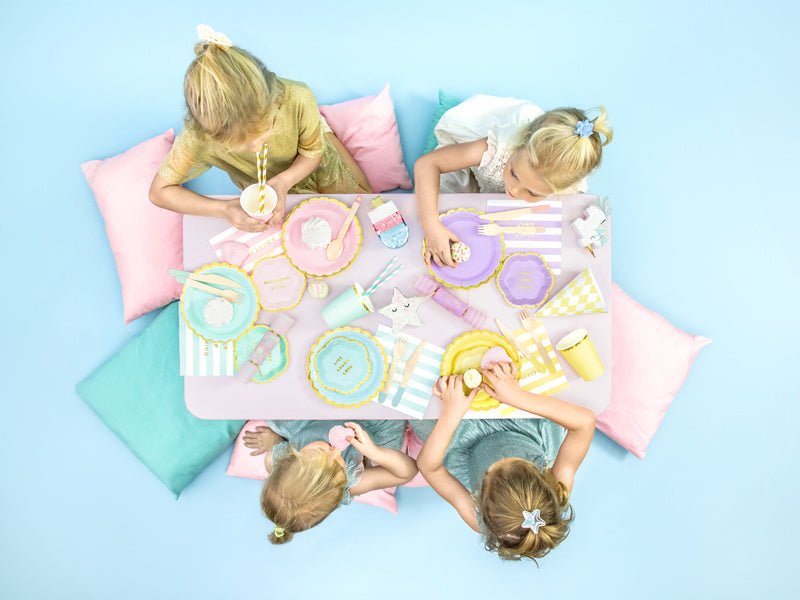 Confetti Knaller Pastel 17cm 6st van Partydeco koop je bij Partywinkel