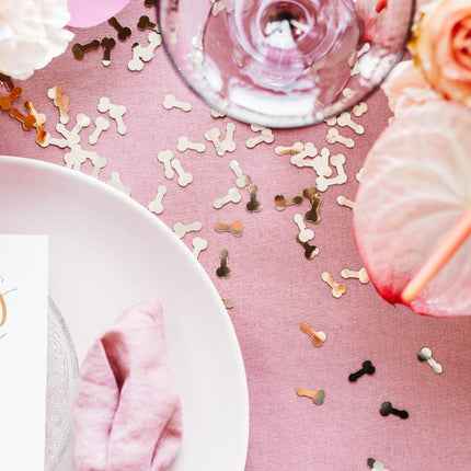 Confetti Piemel Goud van Partydeco koop je bij Partywinkel