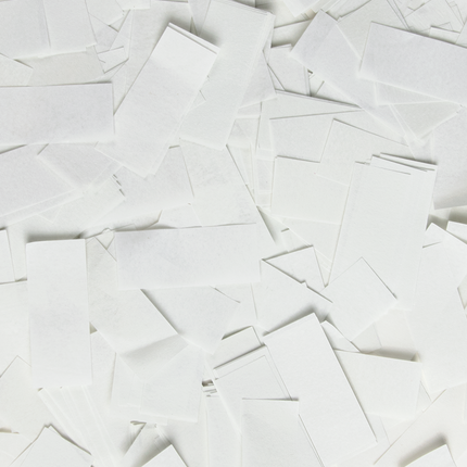 Konfettikanone 40 cm - Weißes Papier