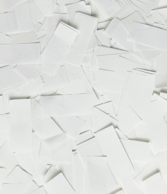 Konfettikanone 40 cm - Weißes Papier