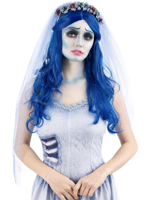Corpse Bride Emily Pruik van Smiffys koop je bij Partywinkel