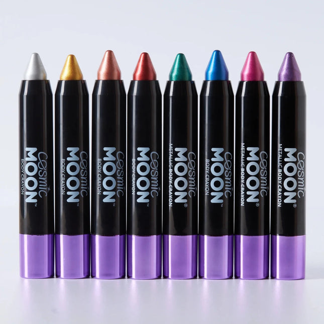 Cosmic Moon Metallic Body Crayons Silver 3.2g van Moon Creations koop je bij Partywinkel