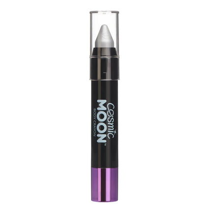 Cosmic Moon Metallic Body Crayons Silver 3.2g van Moon Creations koop je bij Partywinkel